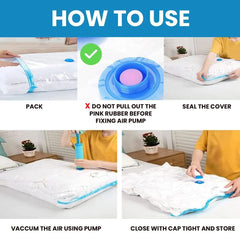 Smart reusable vacuum storage bags ™