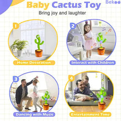LED Musical Dancing & Mimicry Cactus Toy
